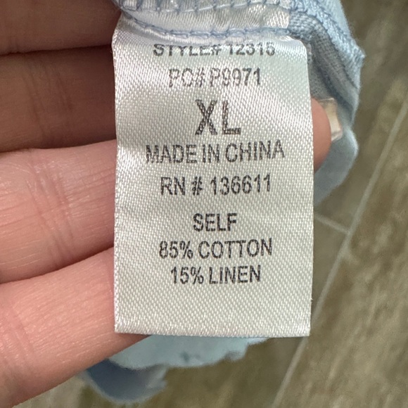 Pink Lily Soft light blue High Waist Bow Shorts - Picture 9 of 10